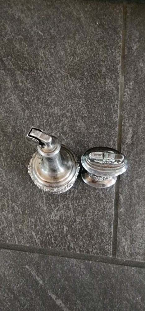 Ronson Decanter table lighter bundle vintage silver-plated finish 60's