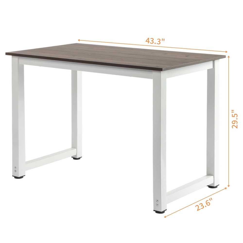 110cm Decent High Strength Wooden Computer Desk Gray
