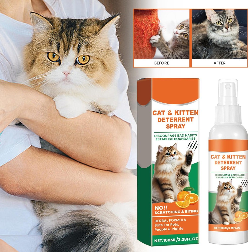 Cat Scratch Spray Keep Off Cat Spray 100ml Spray To Keep Cats From Efficient