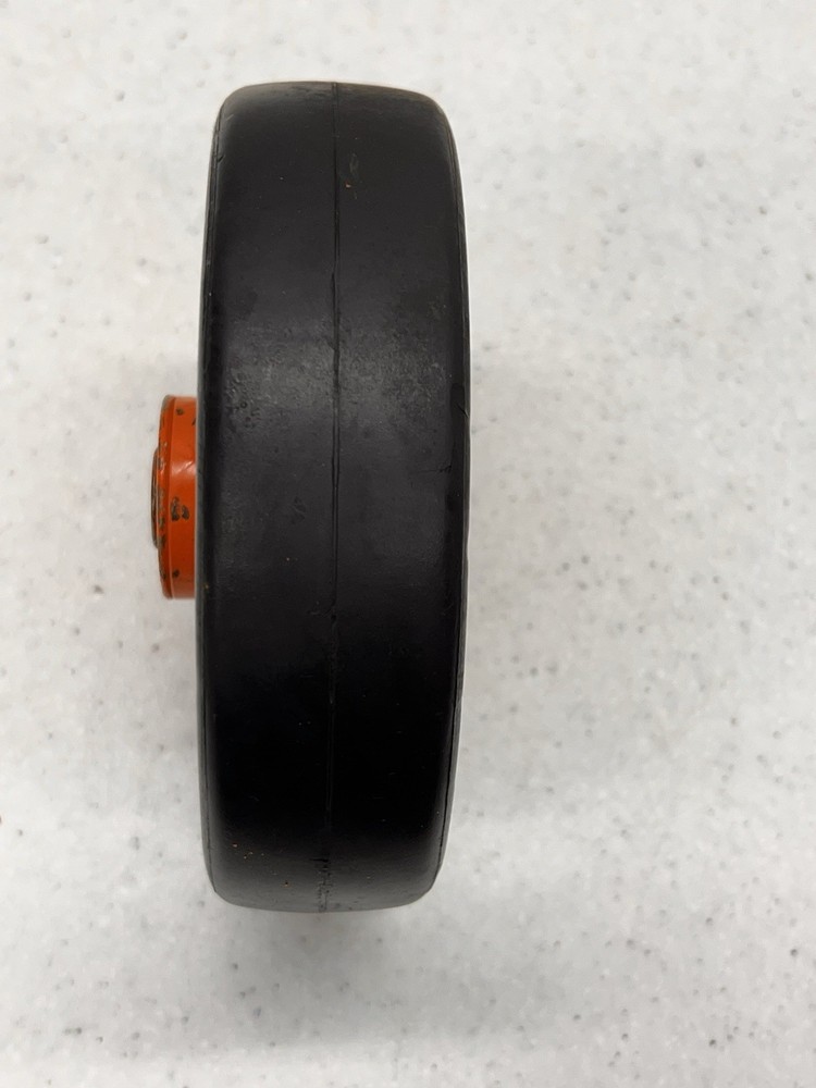 6” Solid Rubber Replacement Wheel Steel Hub Dolly Cart