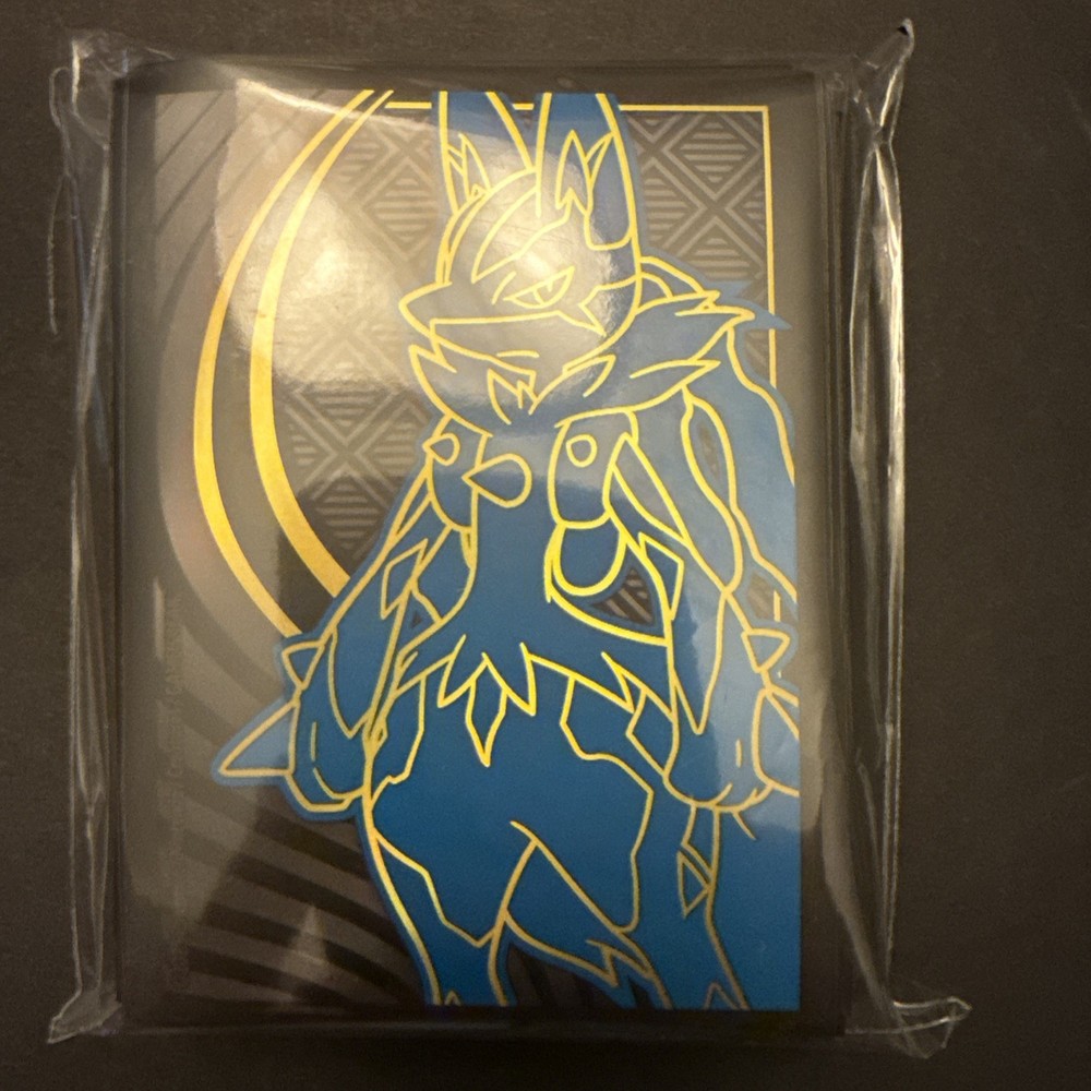 Mega Evolution Lucario card sleeves