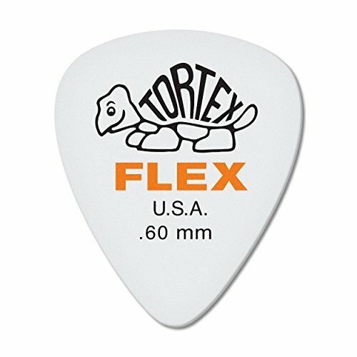 Dunlop Tortex Flex Standard Player's Pack, .60mm, 12 Picks, Orange