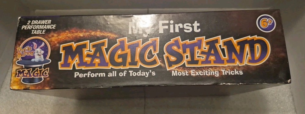 My First Magic Stand-Magic Tricks-2 Drawer Performance table- Open Box