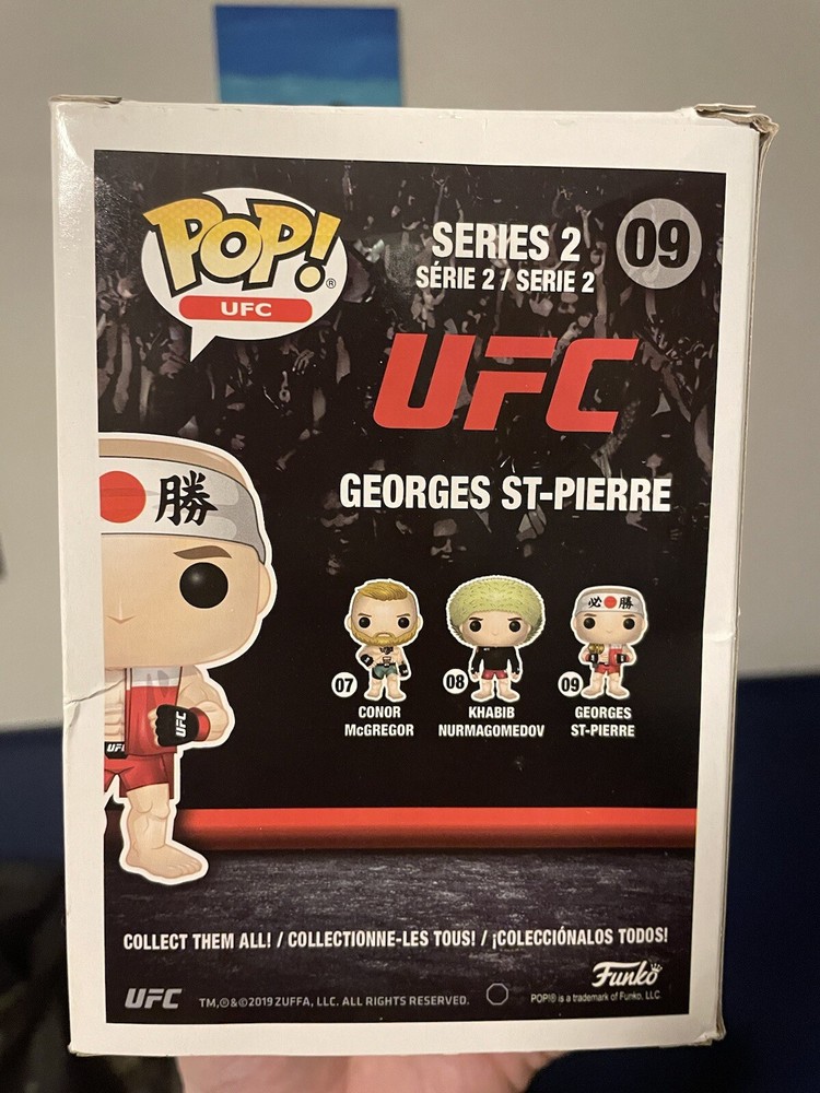 Georges St-Pierre Autographed Signed Funko Pop 09 JSA Authentic