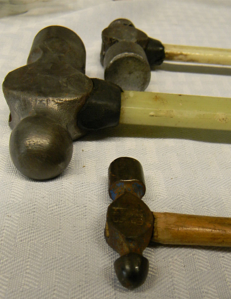 EASCO 3PC BALL PEEN HAMMER LOT