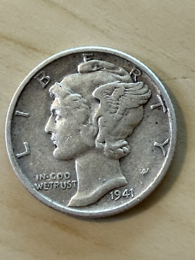 1941 Mercury Dime