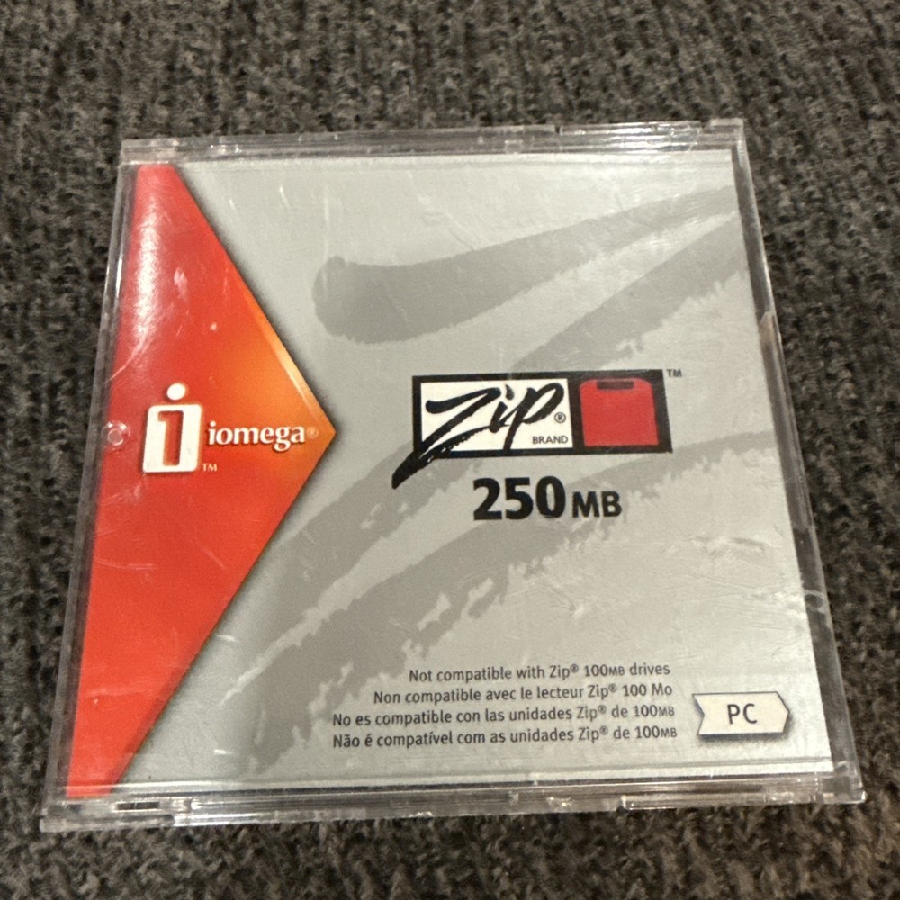 Iomega 250MB Zip Drive Disk For a PC