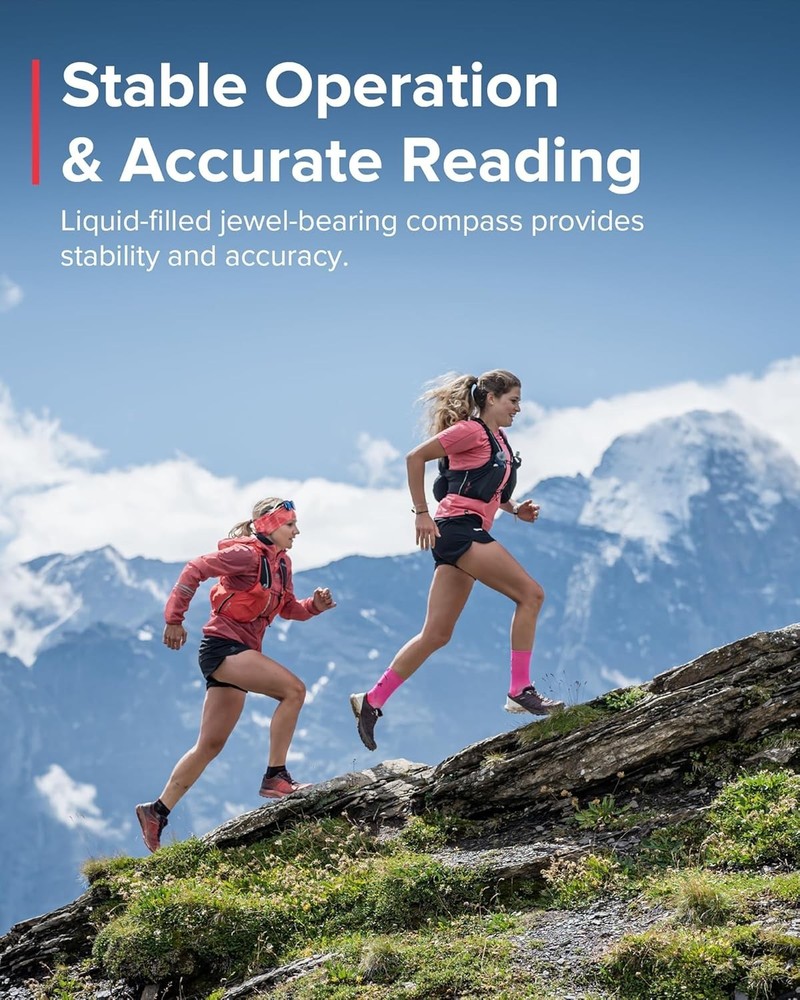 Multifunctional Compass, Northern Hemisphere, Compact Waterproof Navigation Coma