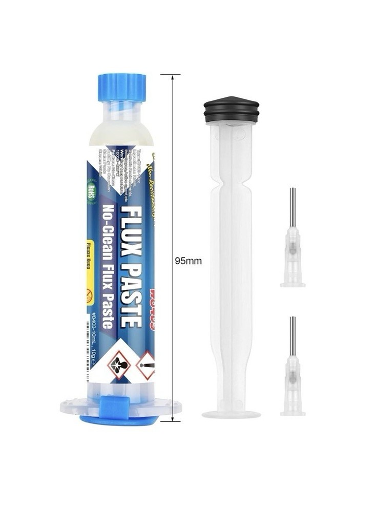 No-Clean Flux Paste 10 mL Syringe