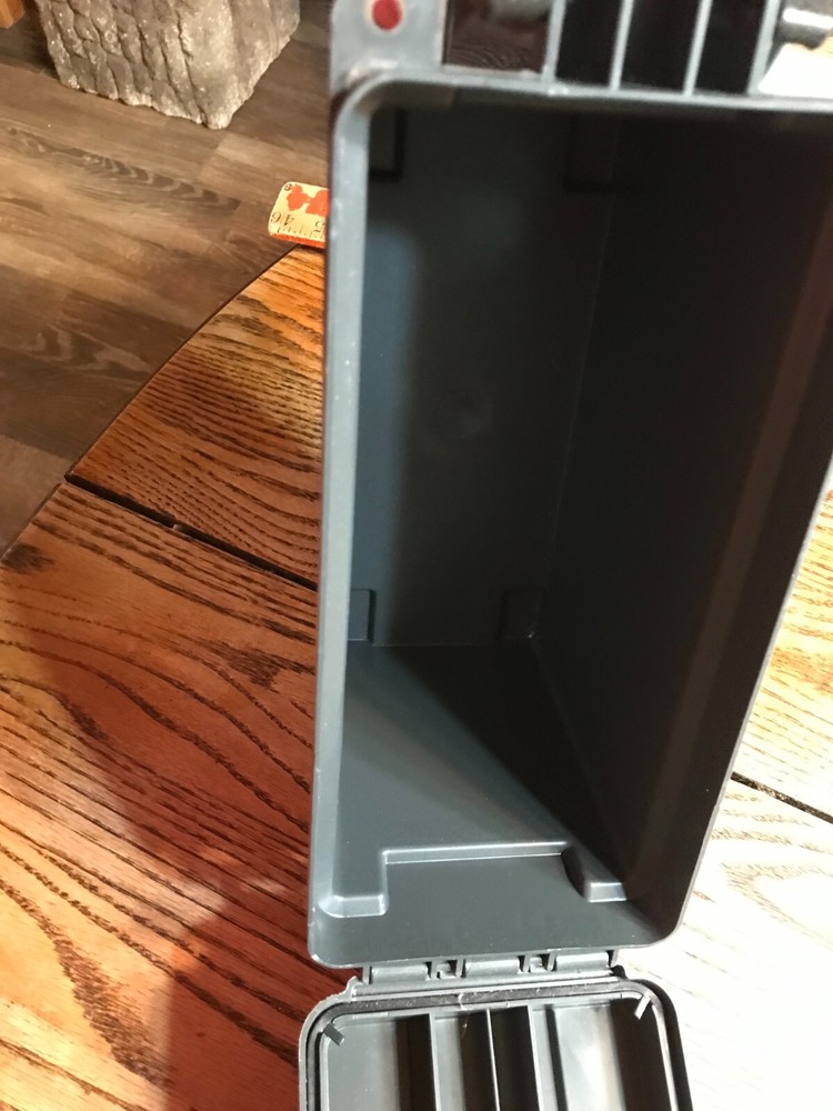 empty box Bunker Hill Security Ammo Box #61451 Heavy Gauge Polypropylene