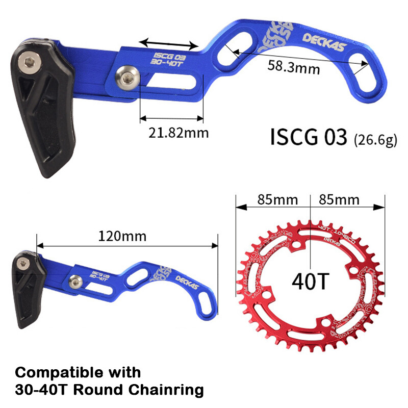 Deckas Bike Chain Guide Protector Bicycle Bottom Bracket BB Mount ISCG03 ISCG05