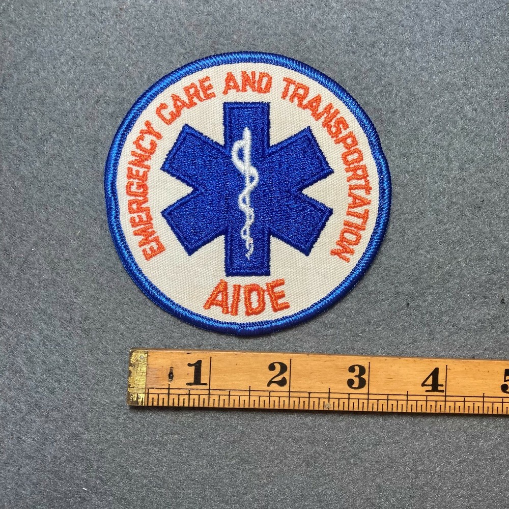 Emergency Care And Transportation Aide EMT Patch J4