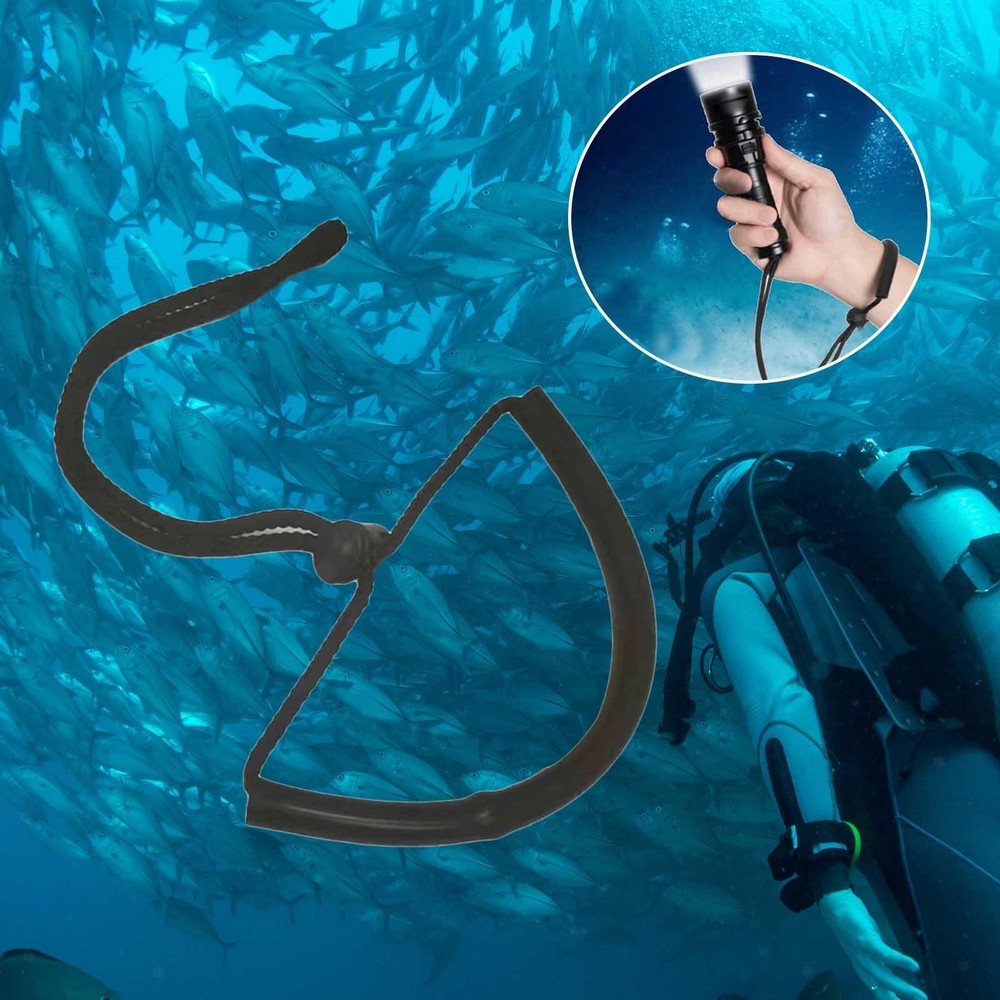 Scuba Diving Torch Wrist Strap Snorkeling Flashlight Lanyard Dive Strap Hand