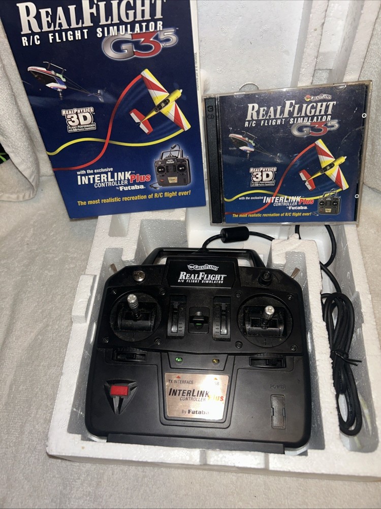 Great Planes Real Flight Simulator g3.5 w/ RC Interlink Controller COMPLETE
