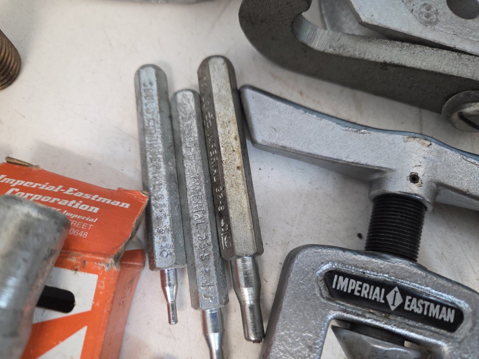 Imperial Eastman Tubing Bender Kit Set Lot In Metal Case