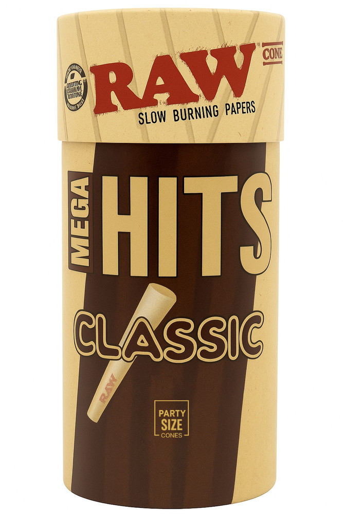 RAW Classic 1 1/4 Size Pre Rolled Cones | 100 Pack