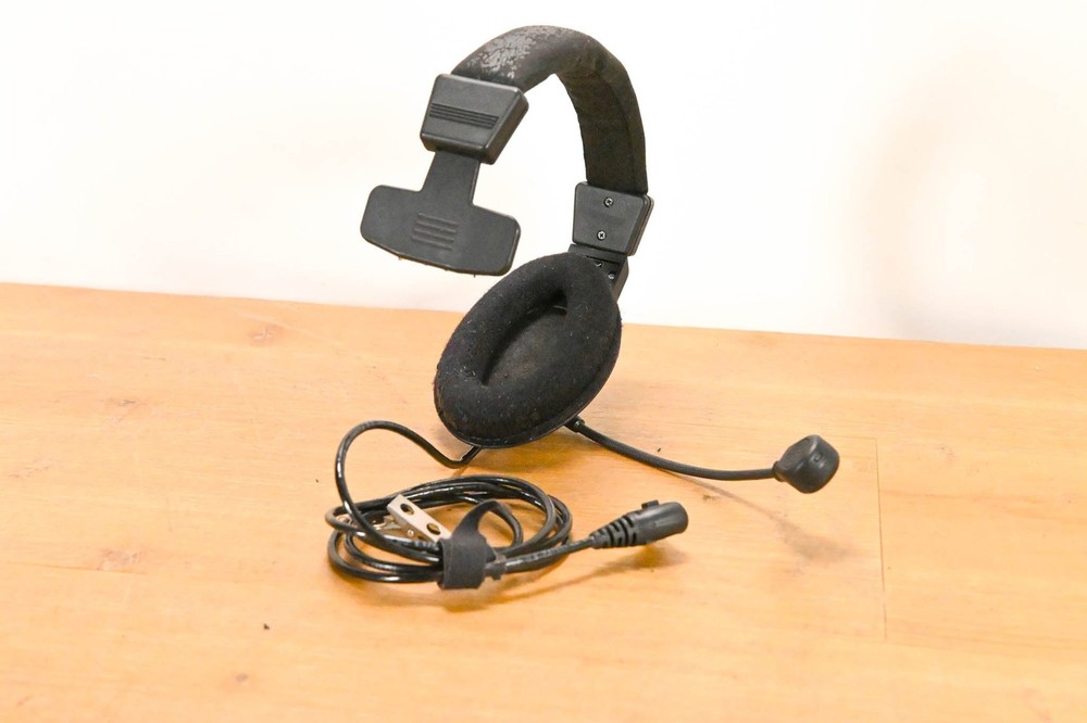 Clear-Com CC-15-MD4 Single-Ear Intercom Headset with Mini DIN Connector CG01YL4