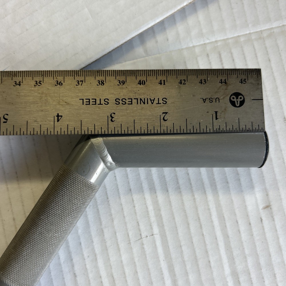 Control Tech Control Stix Silver Bar Ends Welded L-Bend