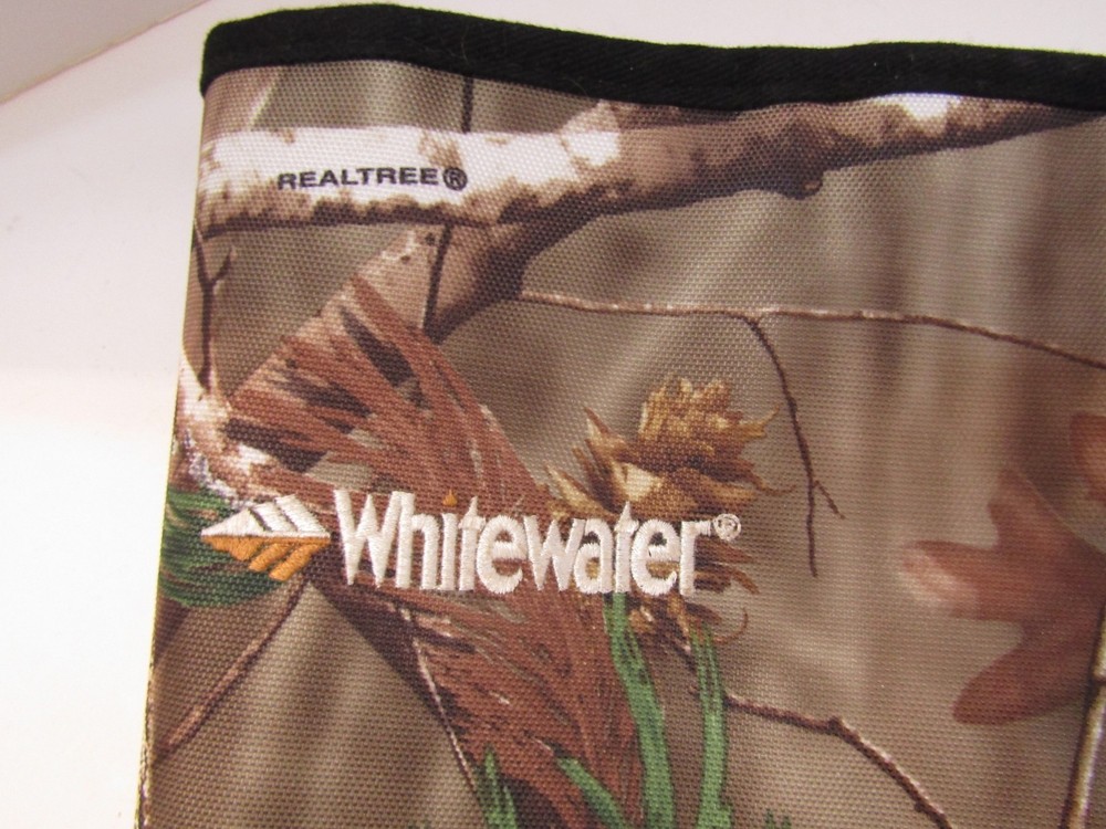 WHITEWATER REALTREE ADJUSTABLE CAMO CANVAS SNAKE BRUSH CHAPS