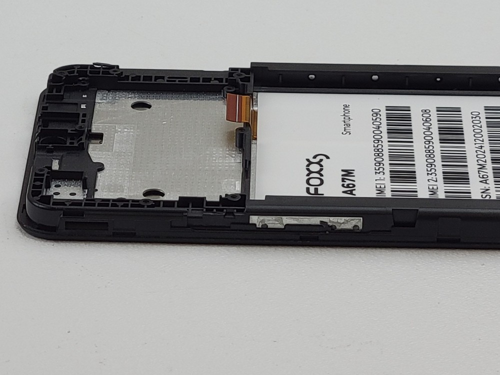 OEM LCD Display Touch Screen Digitizer Frame Assembly Part for FOXX / FOXXD A67M