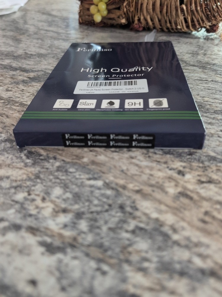 Nintendo Switch 2 US G Tempered Glass Screen Protector 4 Pack Sealed