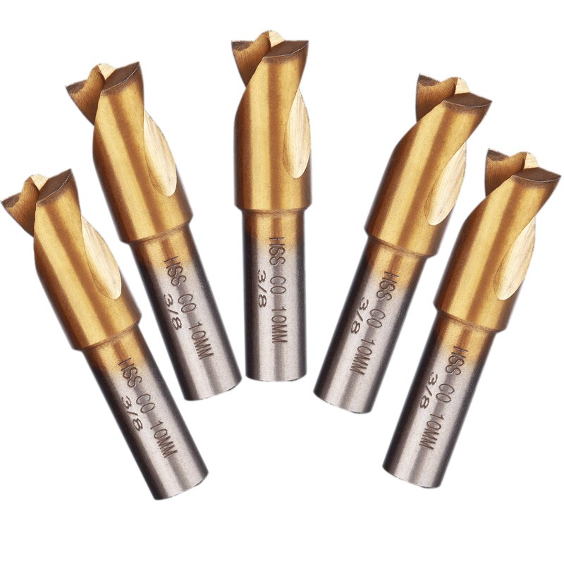 5pc 3/8" 10mmSpot Weld Drill Bits HSS Titanium Coated Cobalt Spot Cutter Set