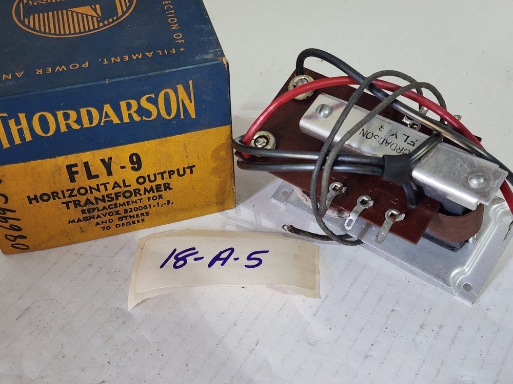 Vintage Thordarson FLY-9 Horizontal Output Transformer