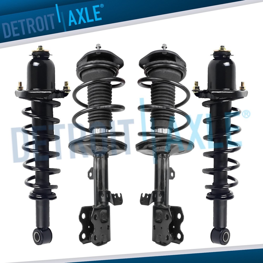 Front & Rear Struts w/Coil Spring Replacement Kit for 2004 - 2009 Toyota Prius