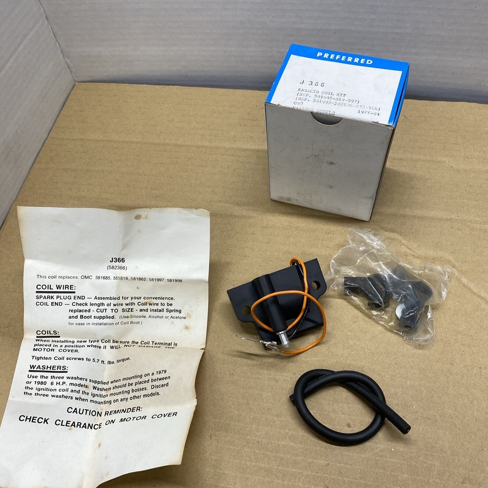 Preferred Electric Magneto Coil Kit J 366   BB-59