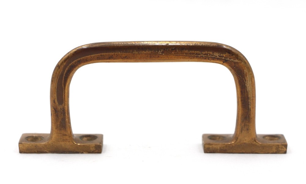 Vintage 4.875 in. Brass Bridge Drawer Cabinet Pull