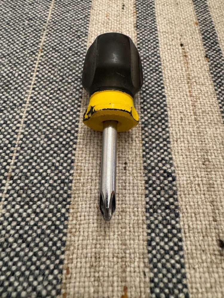 Stanley Workmaster 65-312 Stubby #2 Phillips Screwdriver USA Vintage