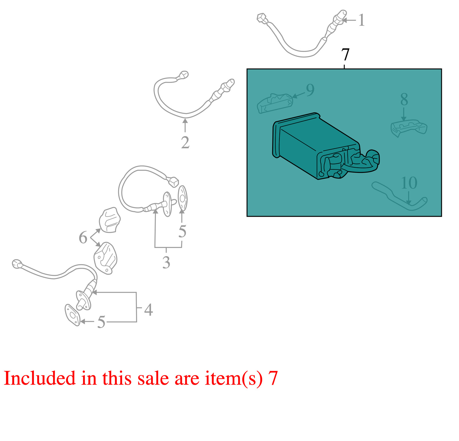 2001-2008 Toyota Sequoia Vapor Canister OEM