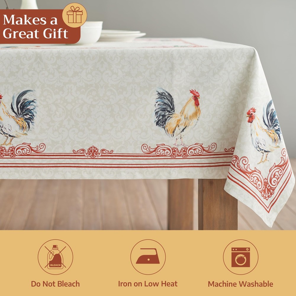 Maison d' Hermine Table Cloth 90" x 70" (Rectangular), 038 - Campagne