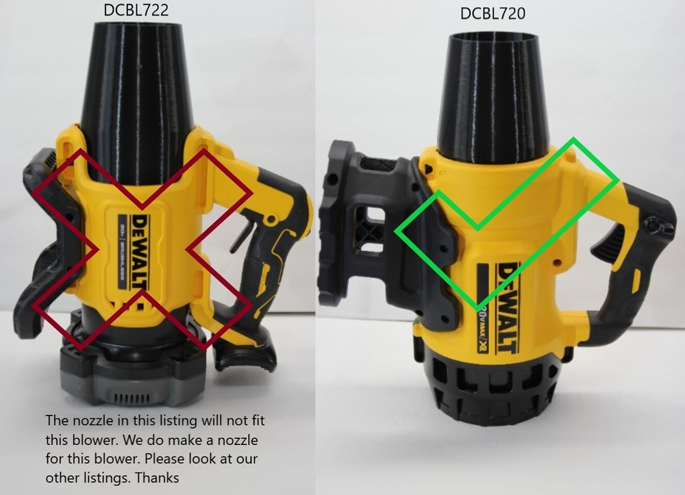 Dewalt Stubby Blower Nozzle for a Dewalt DCBL720P1 or DCBL720