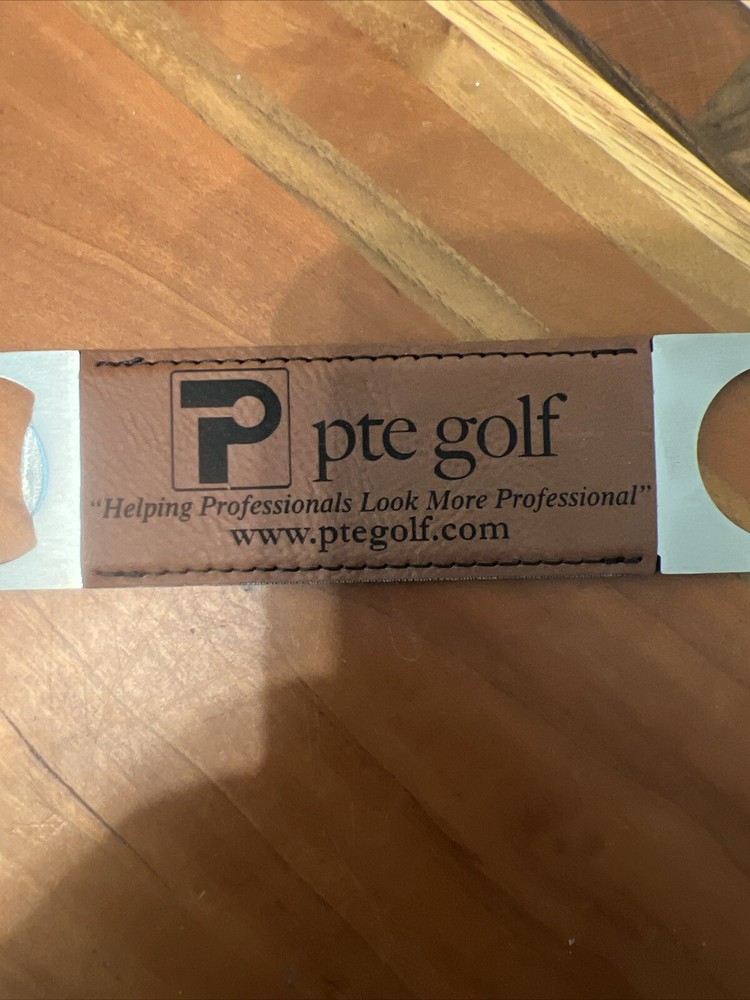 Leather PTE Golf Advertisement 7” Bottle Opener