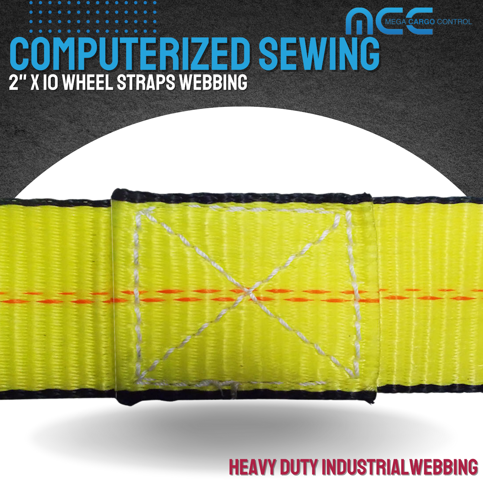 USA 12Pack 2"x10' Over Tire Car Hauler Truck Trailer Auto Ratchet Tie Down Strap