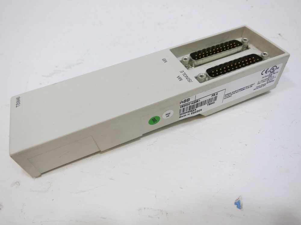 ABB TB846 3BSE021439R1 PR:A PLC Module TB 846 S800 Dual Modulebus Input Unit