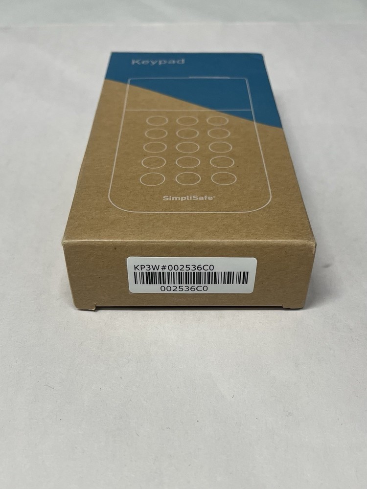 NEW - SimpliSafe 3rd Generation Wireless Security Keypad KP3W
