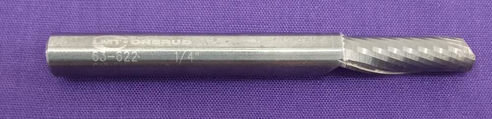 LTM ONSRUD 63-622 1/4" SOLID CARBIDE UPCUT ROUTER BIT
