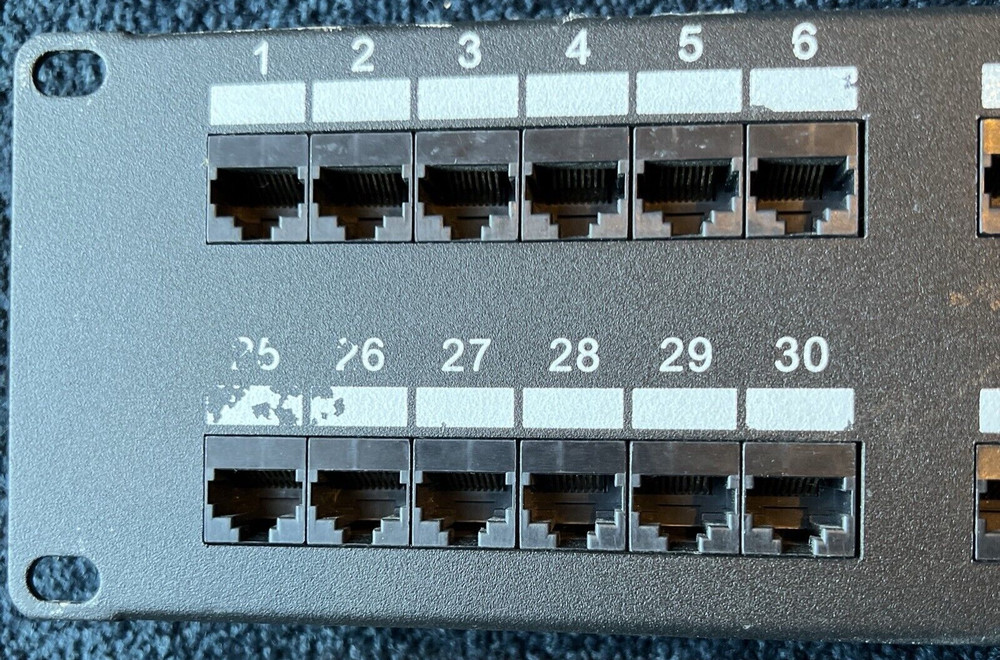 ATP 5e Network Connectivity Cat5e 568 B Systems 48-Port Data Patch Panel