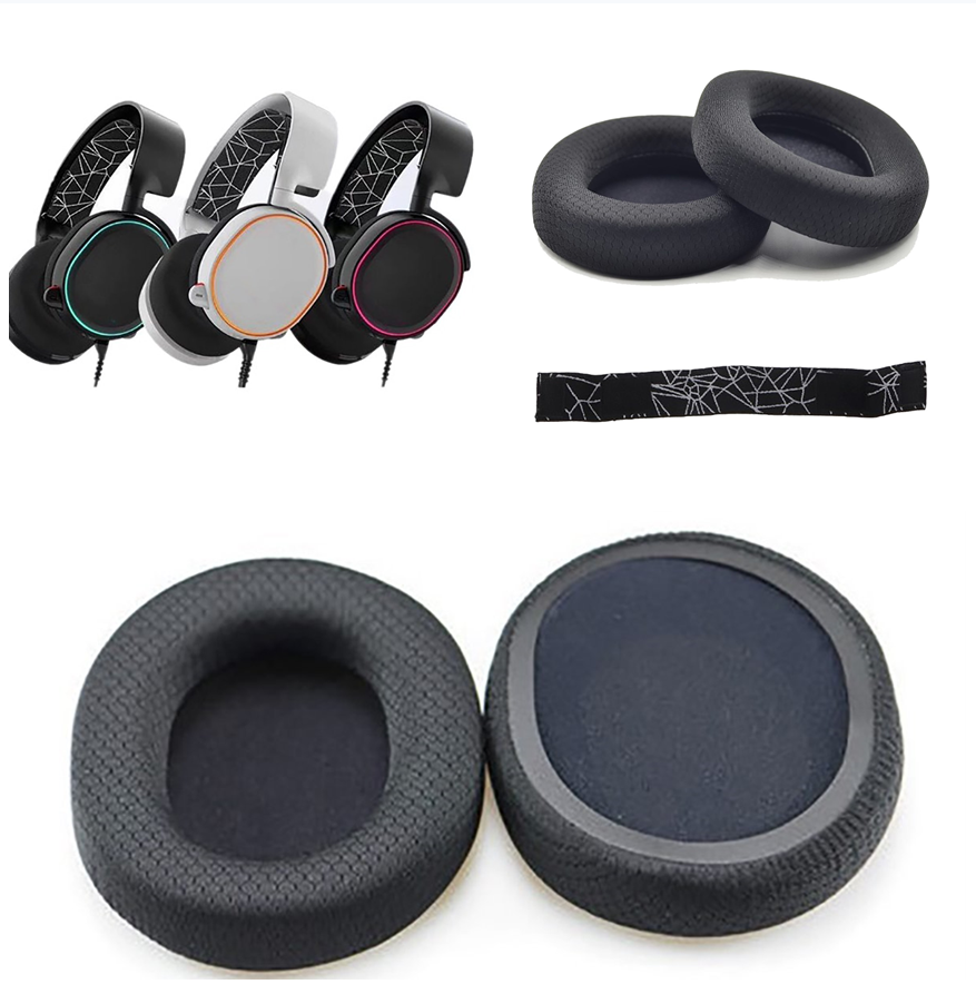 Earpads Cushion Earmuff Cover for SteelSeries Arctis 3 5 Game Headset Replace *