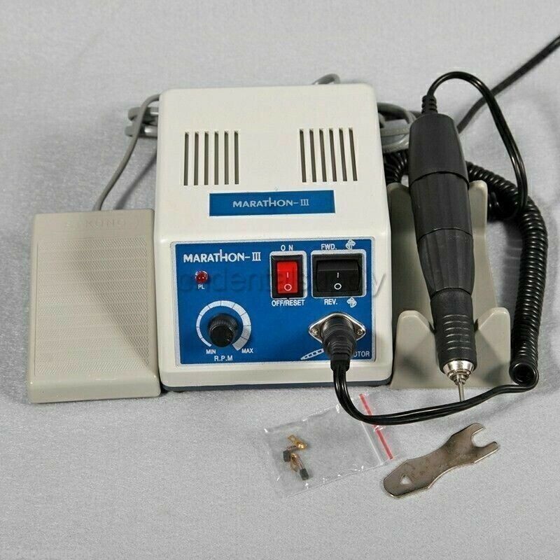 Dental Lab Marathon Electric Micromotor Polishing + 35K rpm Motor Handpiece Kit
