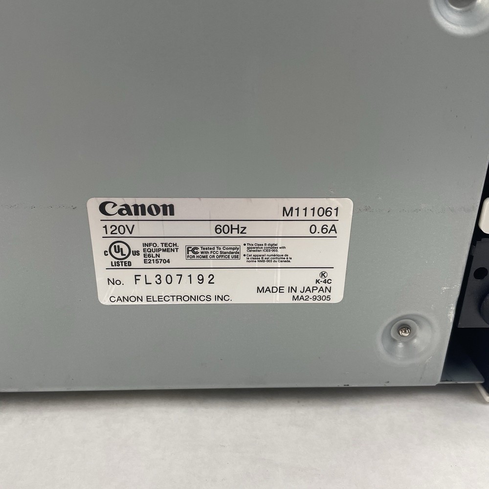 Canon Image Formula DR-6030C Sheetfed Color Document Scanner Tested