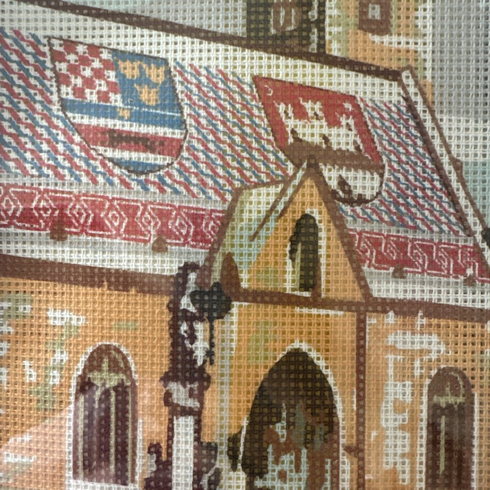 Printed needlepoint Tapestry With Floss Needle Included Marko’s Square Unitas