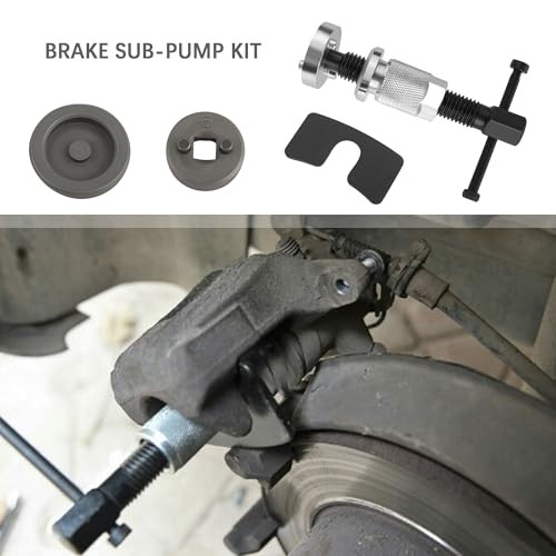 Brake Caliper Compression Tool Set,Chrome-Plated Steel Brake Caliper Tool 5PCS