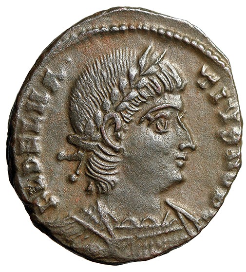 Delmatius as Caesar "Soldiers" Antioch Rare Extremely Fine