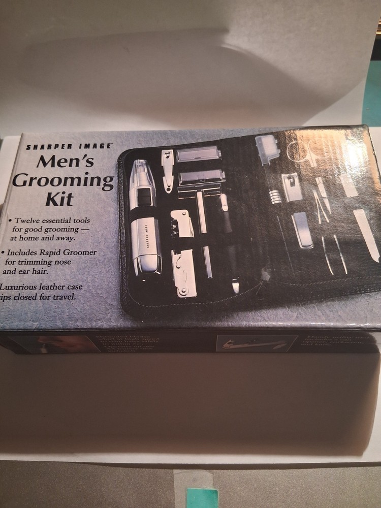 Men's Grooming kit leather case