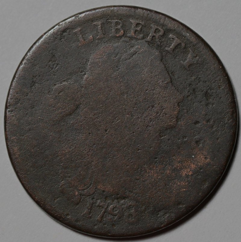 1798 Draped Bust Large Cent - US 1c Copper Coin