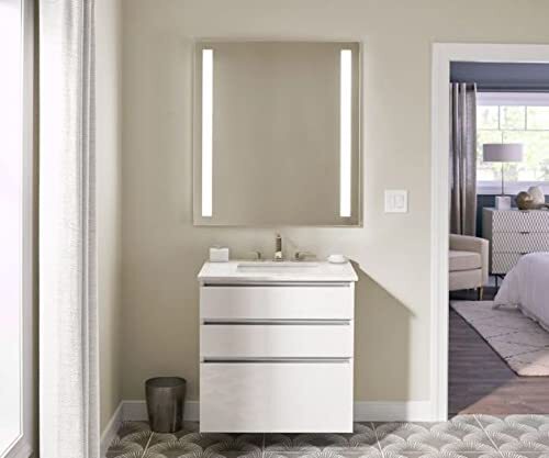 Robern YM2440RCFPD3 Vitality 24" W x 40" H Rectangular Frameless Bathroom Mirror
