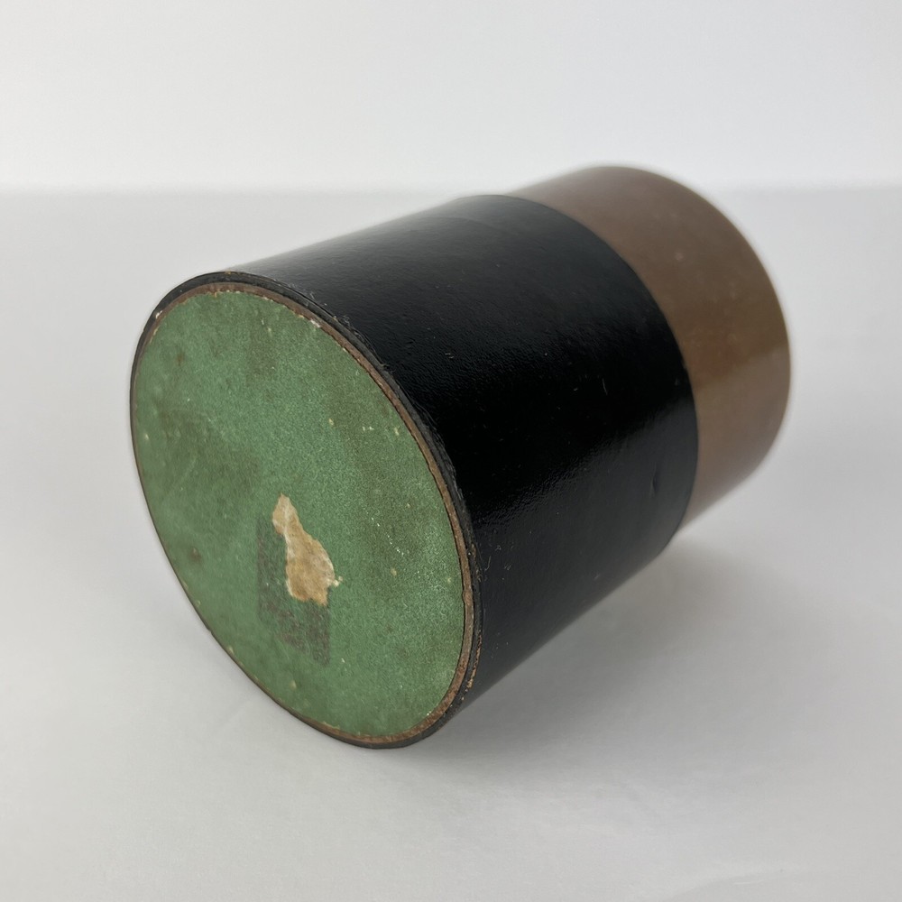 Vtg Cigarette Box Germany Brass Leather